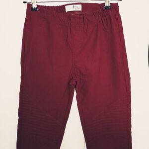 Stay Warm In Style Pull-On Ankle Zip Pants